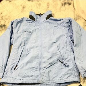 Columbia Light Blue Jacket women’s XL